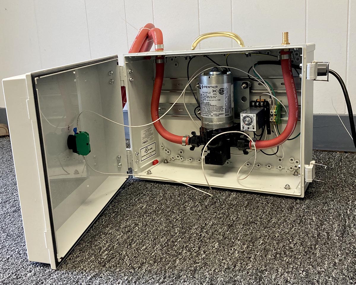 BZM120AC Manual Sprayer Liquid Heat Liquid Deicer Conveyor Belt Deicer Zircon Industries